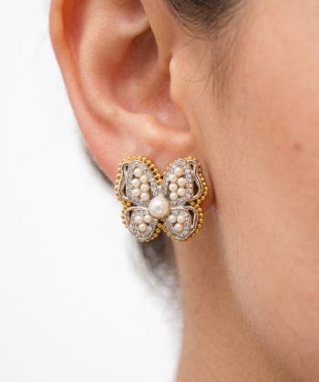 گوشواره زنانه قلم فلزی مدل earringLE41