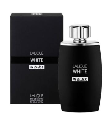 ادوپرفیوم حجم 125 میلی لیتر مردانه لالیک مدل WHITE IN BLACK