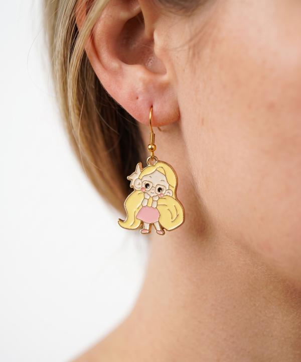 گوشواره زنانه قلم فلزی مدل earring25
