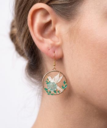 گوشواره زنانه قلم فلزی مدل earring39