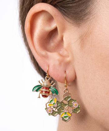 گوشواره زنانه قلم فلزی مدل earring23