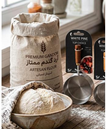 پیمانه دسته چوبی بزرگ ماتا هوم مدل 00313010