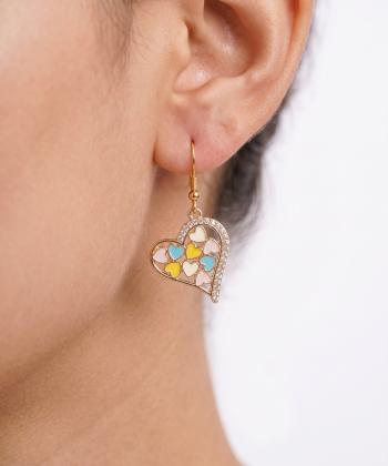 گوشواره زنانه قلم فلزی مدل earring43