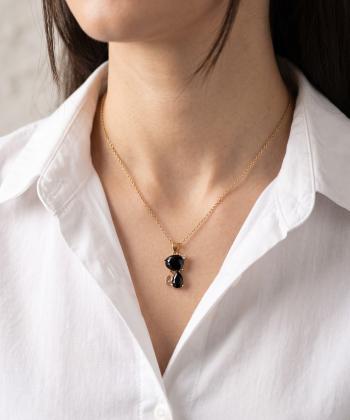 گردنبند بدل زنانه قلم فلزی مدل necklaceChain05
