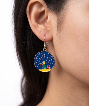 گوشواره زنانه قلم فلزی مدل earring01