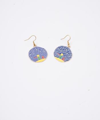 گوشواره زنانه قلم فلزی مدل earring01