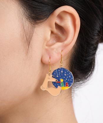 گوشواره زنانه قلم فلزی مدل earring03
