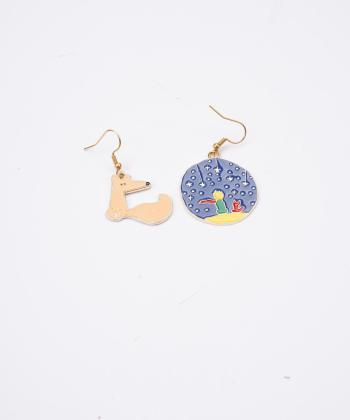 گوشواره زنانه قلم فلزی مدل earring03