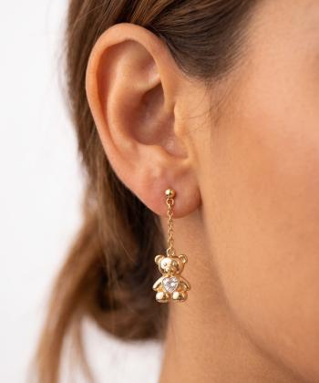 گوشواره زنانه قلم فلزی مدل necklaceChain14