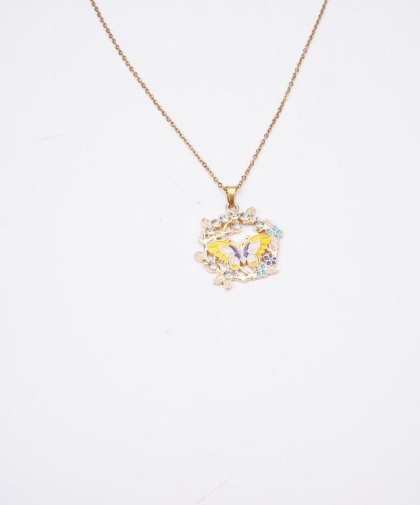 گوشواره زنانه قلم فلزی مدل necklaceChain15 __D