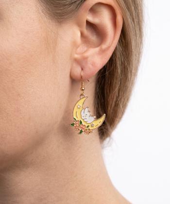 گوشواره زنانه قلم فلزی مدل earring24