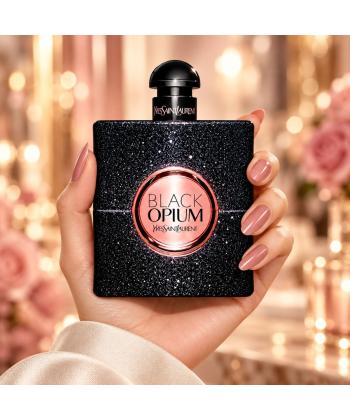 ادوپرفیوم حجم 100 میلی لیتر زنانه پینک ویژوال مدل Black Opium
