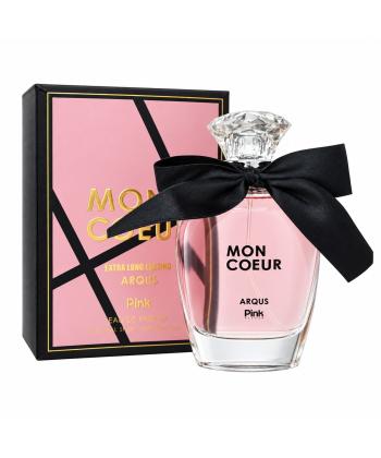ادوپرفیوم حجم 100 میلی لیتر زنانه پینک ویژوال مدل Mon Coeur
