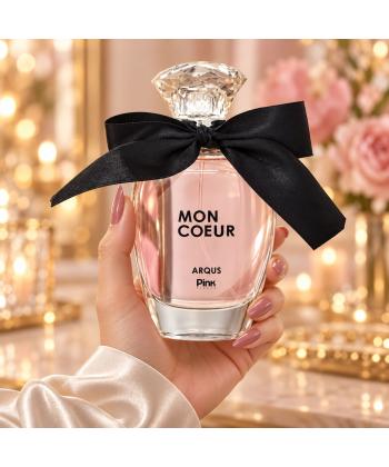 ادوپرفیوم حجم 100 میلی لیتر زنانه پینک ویژوال مدل Mon Coeur