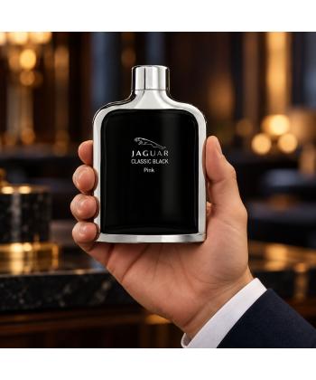 ادوپرفیوم حجم 100 میلی لیتر مردانه پینک ویژوال مدل Jaguar Classic Black
