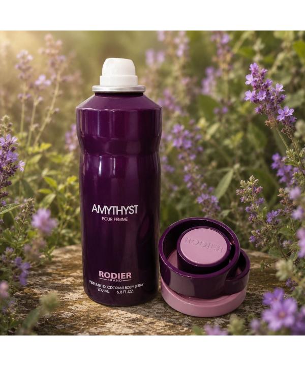 اسپری خوشبو کننده بدن 200 میلی لیتر زنانه رودیر مدل Amethyst 1