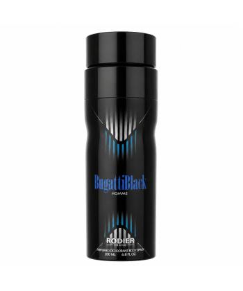 اسپری خوشبو کننده بدن 200 میلی لیتر مردانه رودیر مدل Bugatti Black