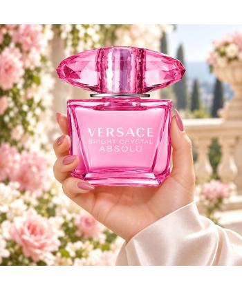 ادوپرفیوم حجم 100 میلی لیتر زنانه پینک ویژوال مدل Versace Crystal Absolute