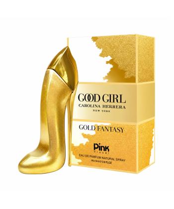 ادوپرفیوم حجم 100 میلی لیتر زنانه پینک ویژوال مدل Good Girl Gold Fantasy