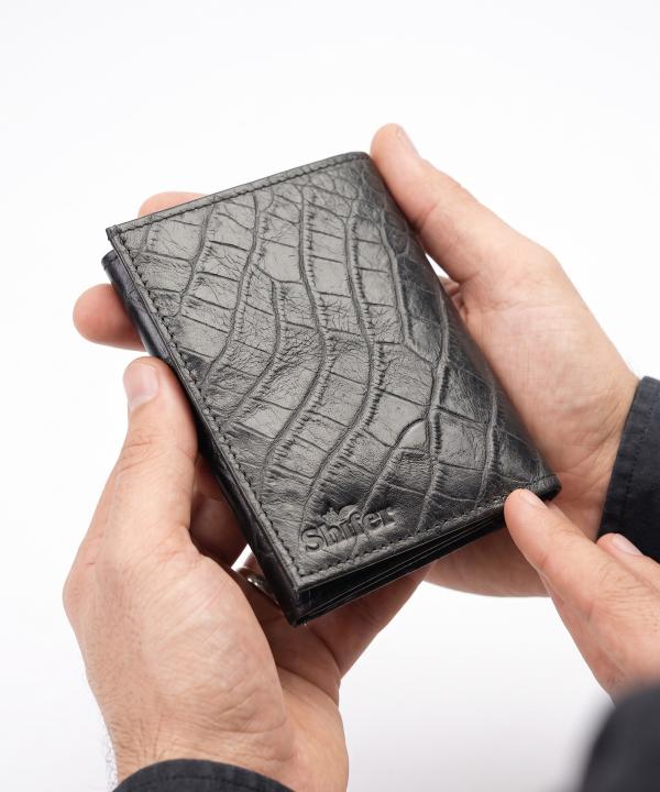 کیف پول چرم طبیعی مردانه شیفر مدل 8250A