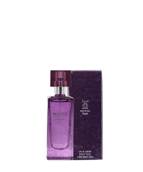 عطر جیبی زنانه برندینی Brandini مدل Purple Crystal حجم 30 میلی‌لیتر