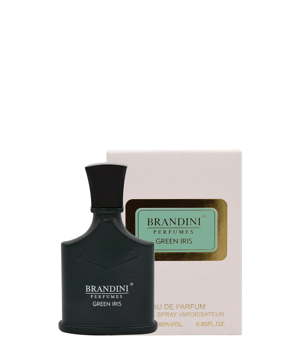 عطر جیبی مردانه برندینی Brandini مدل Green Iris حجم 25 میلی‌لیتر