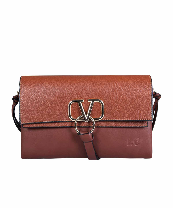 کیف دوشی چرم زنانه شهر چرم Leather City مدل M1111617