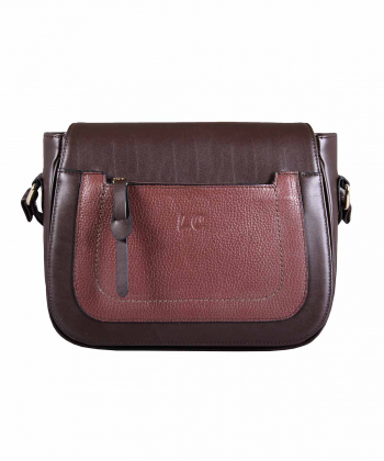 کیف دوشی زنانه چرم طبیعی شهر چرم Leather City مدل M1111628