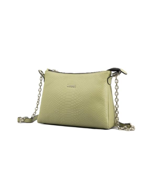 کیف کراس بادی چرم طبیعی زنانه مارال چرم مدل 1011
