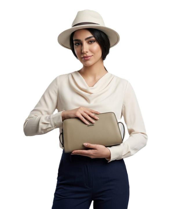 کیف مجلسی چرم طبیعی زنانه مارال چرم مدل 1013