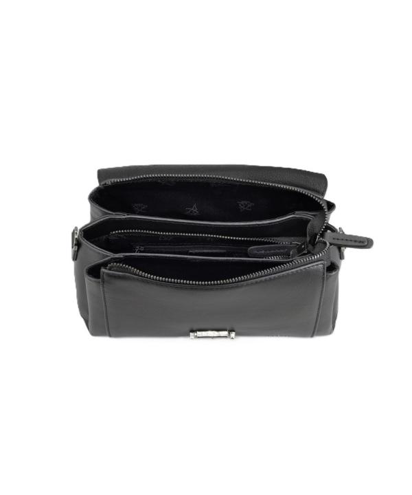 کیف دوشی چرم طبیعی زنانه مارال چرم مدل 1004
