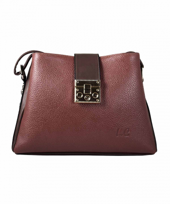 کیف دوشی زنانه چرم طبیعی شهر چرم Leather City مدل M1111663