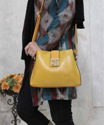 کیف دوشی زنانه چرم طبیعی شهر چرم Leather City مدل M1111663