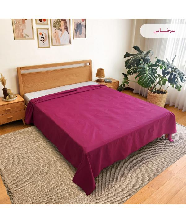 ملحفه روانداز دونفره پاميل مدل PlainIDD