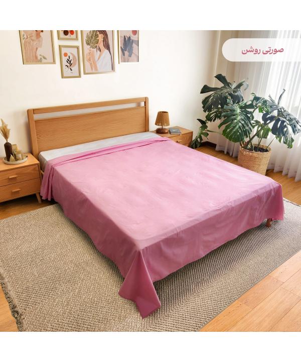 ملحفه روانداز دونفره پاميل مدل PlainIDD