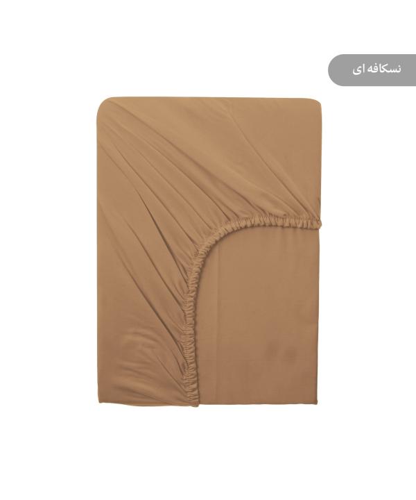 ملحفه كشدار دونفره پاميل مدل PlainOK