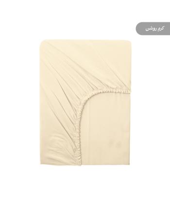 ملحفه كشدار دونفره پاميل مدل PlainOK