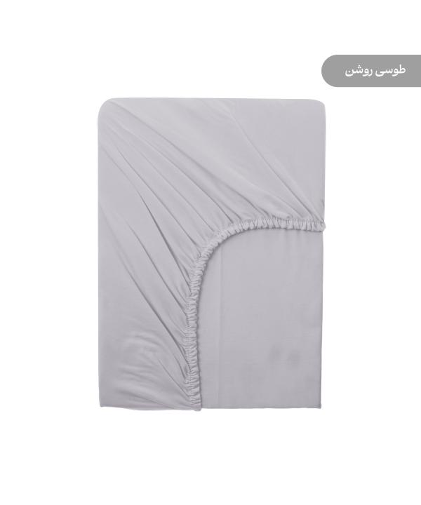 ملحفه كشدار دونفره پاميل مدل PlainOQ