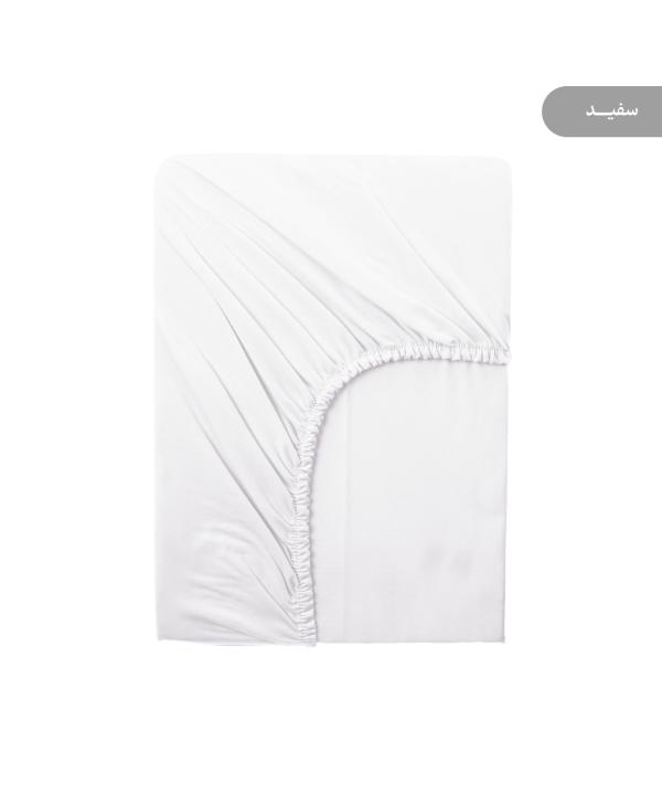 ملحفه كشدار دونفره پاميل مدل PlainOQ