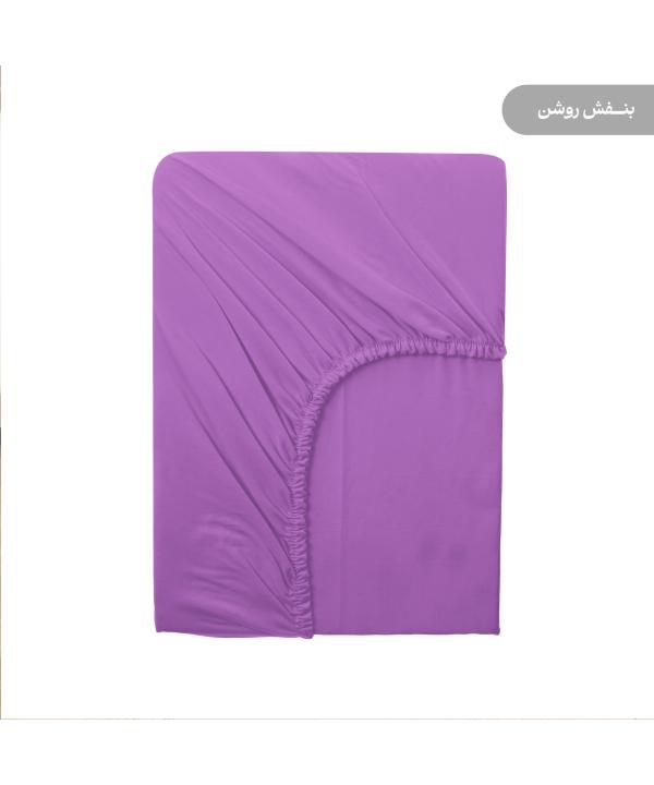 ملحفه كشدار دونفره پاميل مدل PlainOQQ