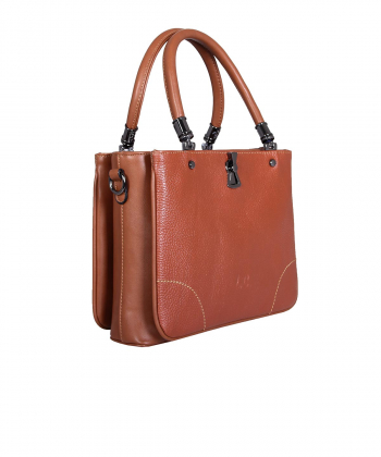 کیف دستی زنانه چرم طبیعی شهر چرم Leather City مدل M1111689