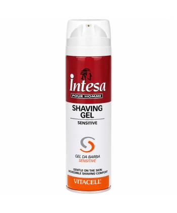 ژل اصلاح اینتسا حجم 300 میلی لیتر مردانه اینتسا مدل Pelli Sensibili (sensitive)