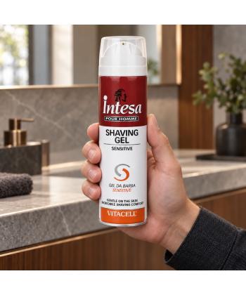 ژل اصلاح اینتسا حجم 300 میلی لیتر مردانه اینتسا مدل Pelli Sensibili (sensitive)