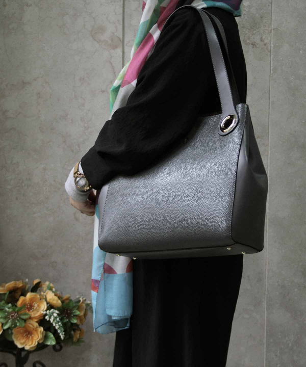 کیف دوشی زنانه چرم طبیعی شهر چرم Leather City مدل M1111686