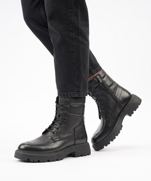 کفش رسمی مردانه چرم طبیعی مونو مدل J5542 __AF