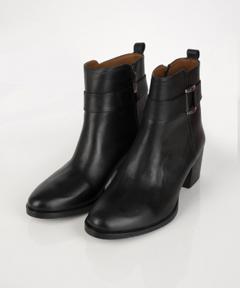 نیم بوت چرم زنانه شهر چرم Leather City مدل IR01025