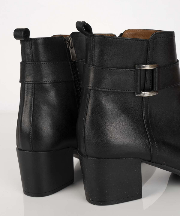 نیم‌بوت چرم زنانه شهر چرم Leather City مدل IR01025