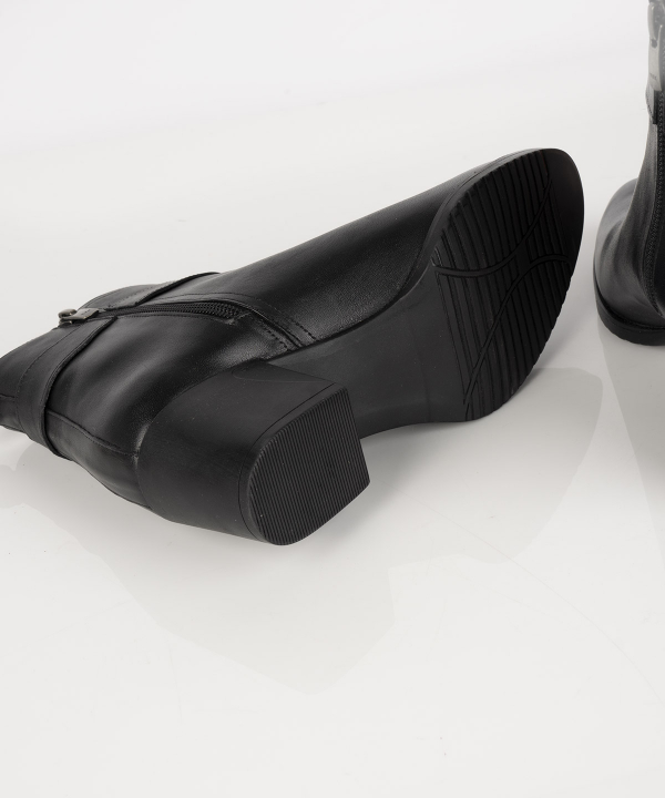 نیم‌بوت چرم زنانه شهر چرم Leather City مدل IR01025