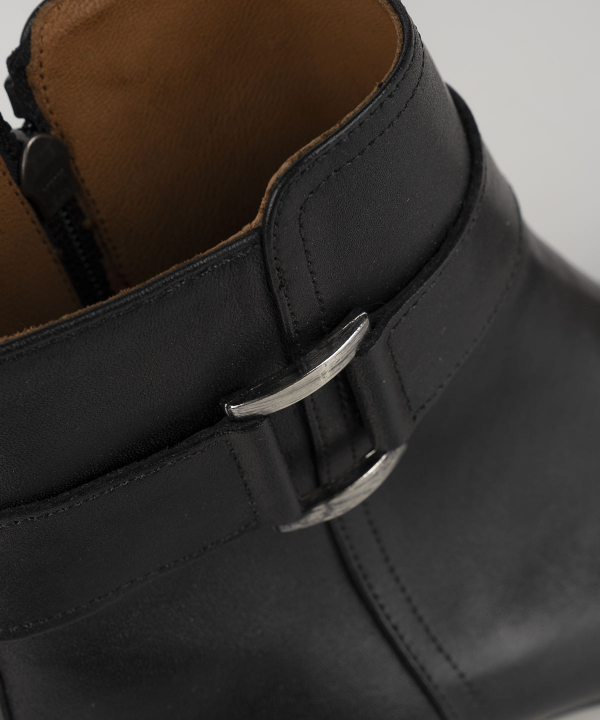 نیم‌بوت چرم زنانه شهر چرم Leather City مدل IR01025