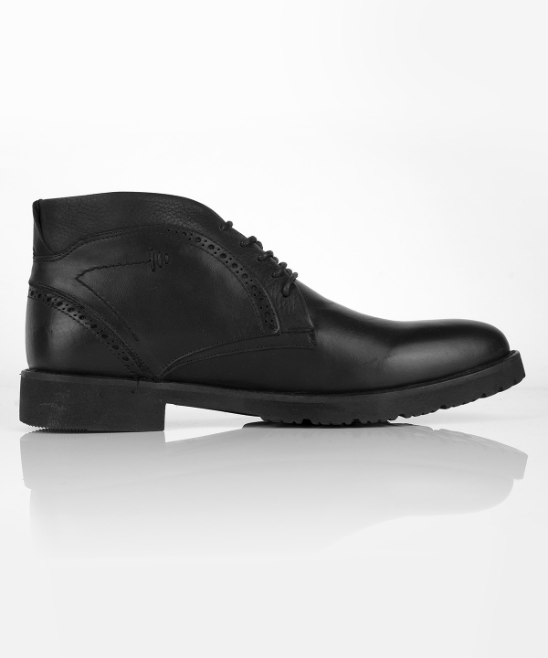 نیم بوت چرم مردانه شهر چرم Leather City مدل M8318